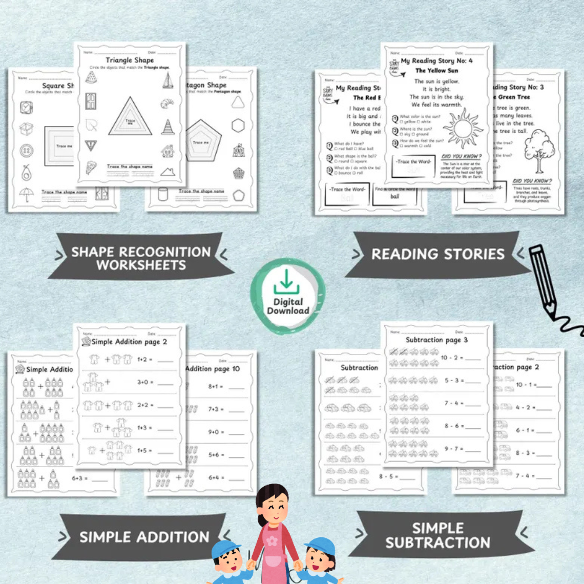 Sight Words, Sight Word Practice, Kindergarten Worksheets, Activities, Books