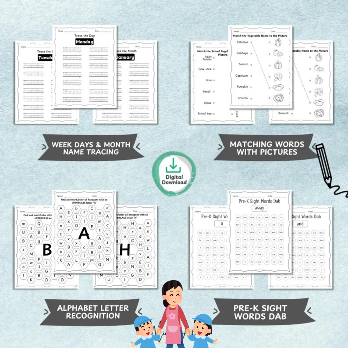 Sight Words, Sight Word Practice, Kindergarten Worksheets, Activities, Books